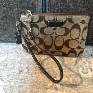 Small Coach Wristlet
